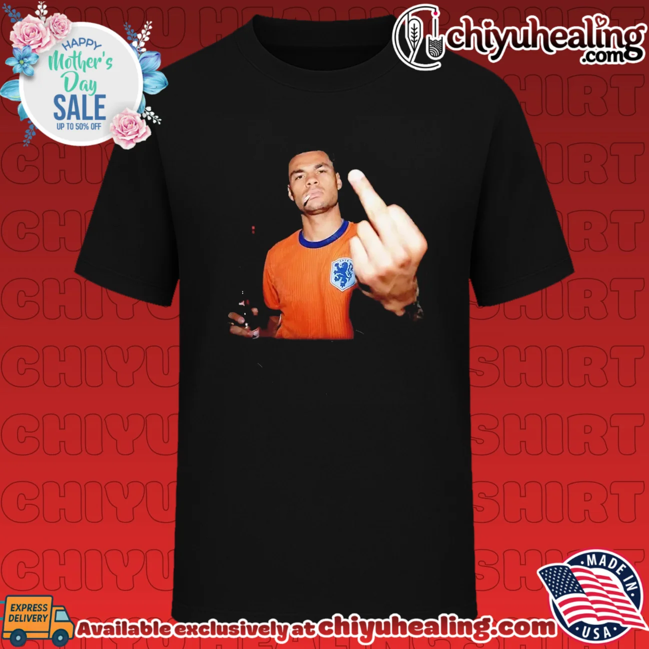 Cody Gakpo Netherlands National Football Team middle finger shirt & hoodie