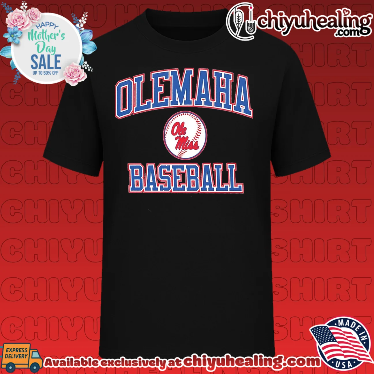 College World Series 2026 Ole Miss Rebels Olemaha Baseball shirt
