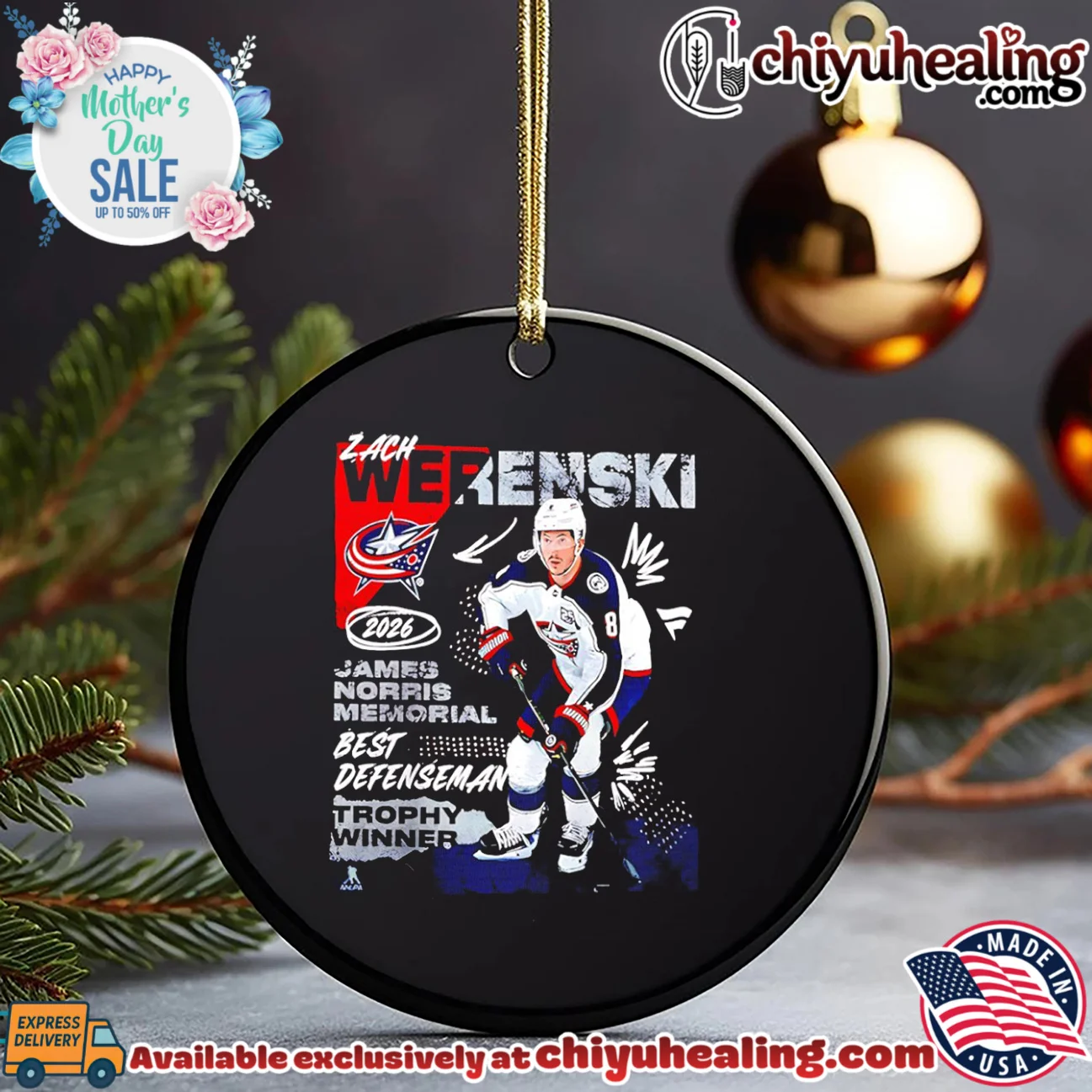 Columbus Blue Jackets Zach Werenski 2026 Norris Trophy Winner classic shirt & hoodie | Modern Street Style Columbus Blue Jackets Zach Werenski 2026 Norris Trophy Winner