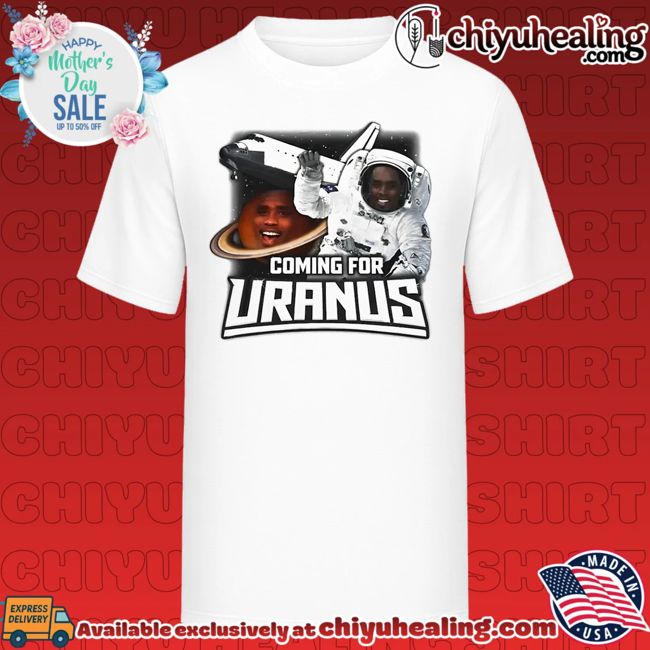 Coming for Uranus retro space shirt & hoodie