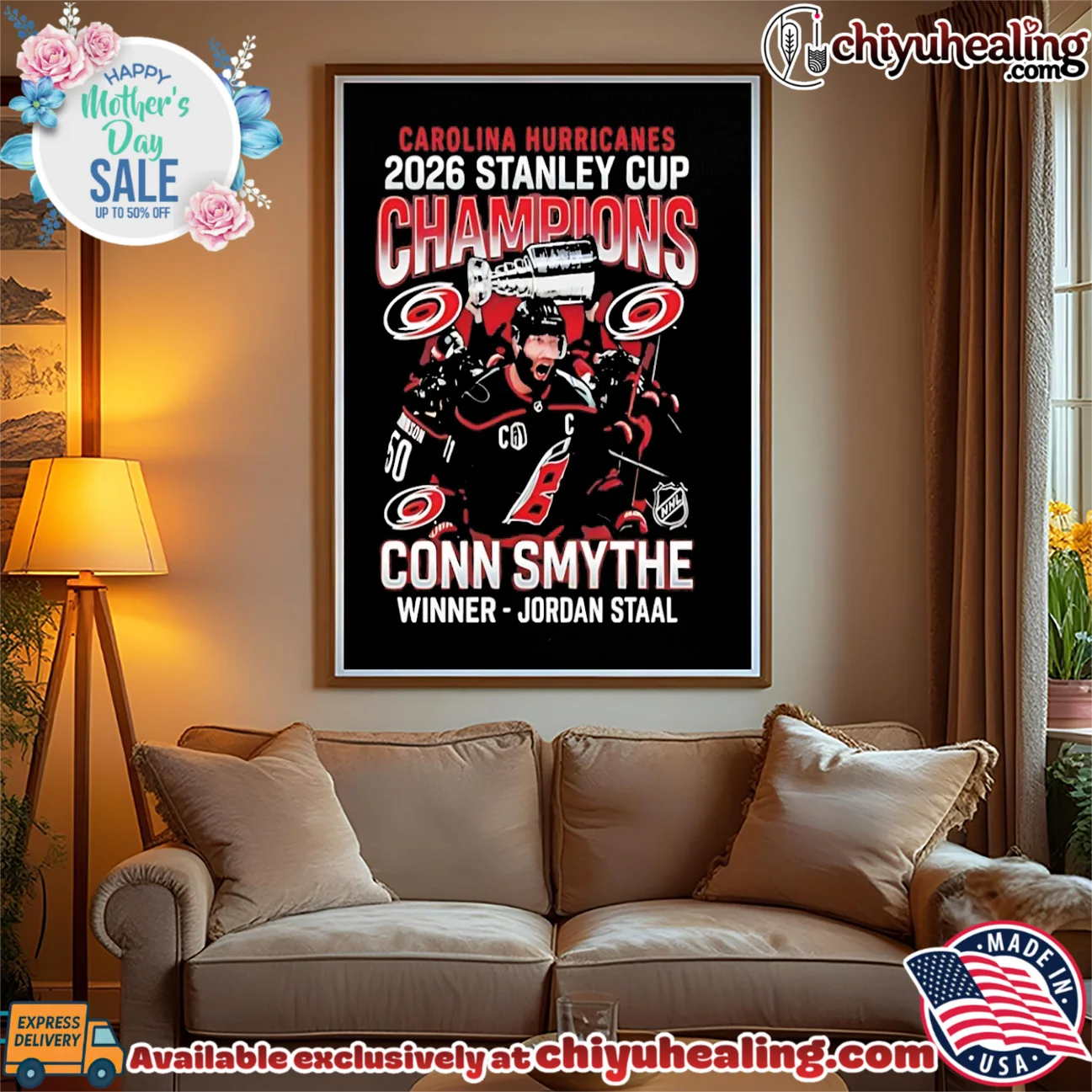 Conn Smythe Winner-Jordan Staal Carolina Hurricanes 2026 Stanley Cup Champions shirt & hoodie Conn Smythe Winner-Jordan Staal Carolina Hurricanes 2026 Stanley Cup Champions