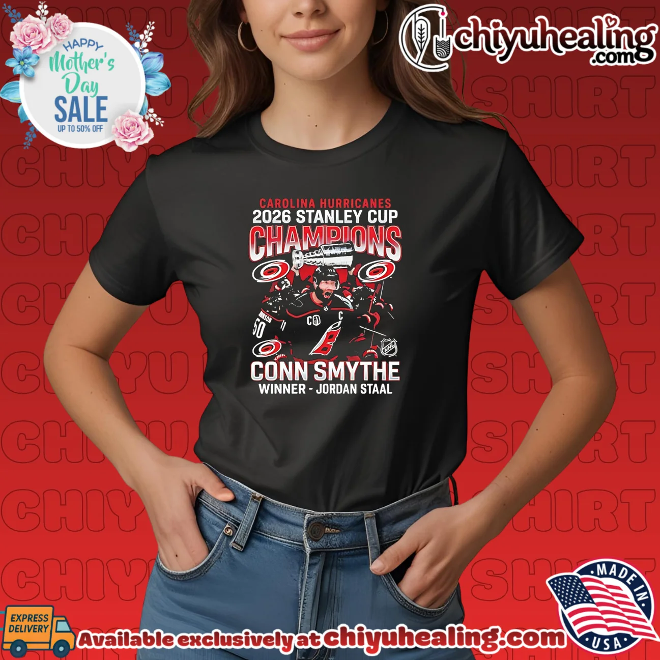 Conn Smythe Winner-Jordan Staal Carolina Hurricanes 2026 Stanley Cup Champions shirt & hoodie Conn Smythe Winner-Jordan Staal Carolina Hurricanes 2026 Stanley Cup Champions