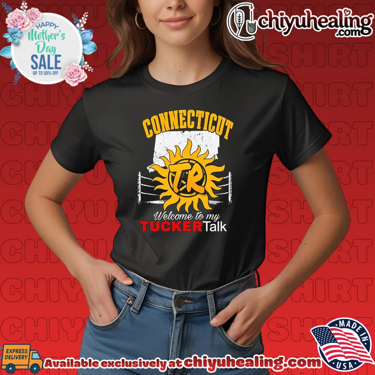 Connecticut welcome to my Tucker talk vintage shirt & hoodie Connecticut welcome to my Tucker talk vintage shirt & hoodie