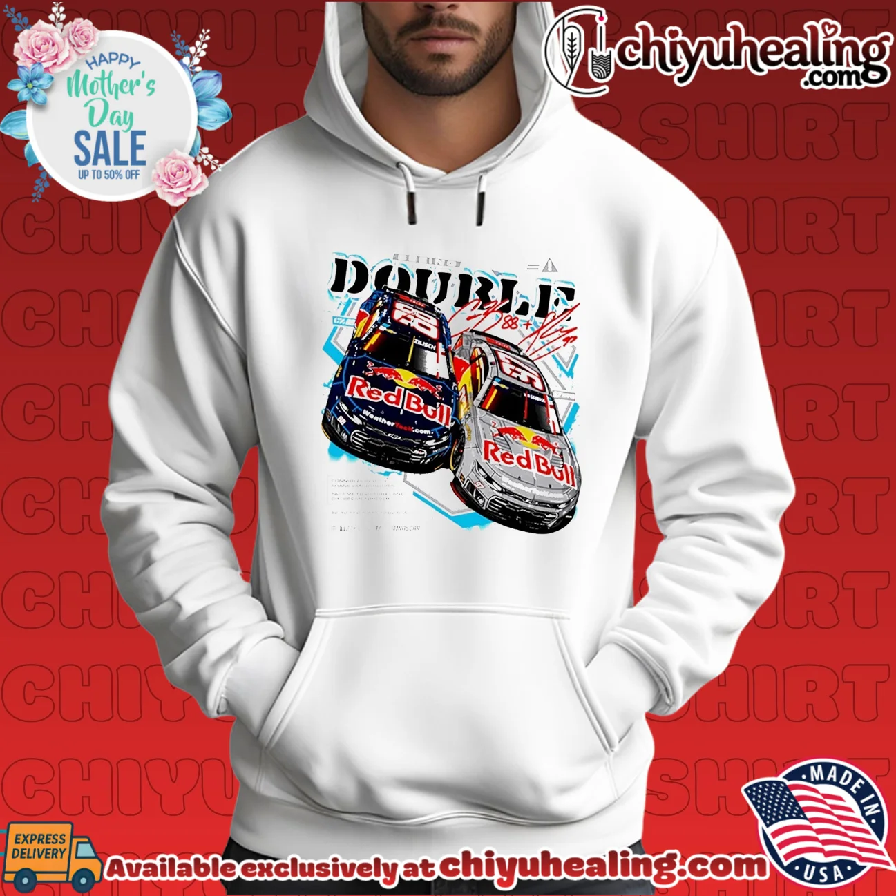Connor Zilisch & Shane van Gisbergen Red Bull Seeing Double signatures authentic shirt & hoodie - New Arrival Connor Zilisch & Shane van Gisbergen Red Bull Seeing Double signatures authentic shirt & hoodie - New Arrival