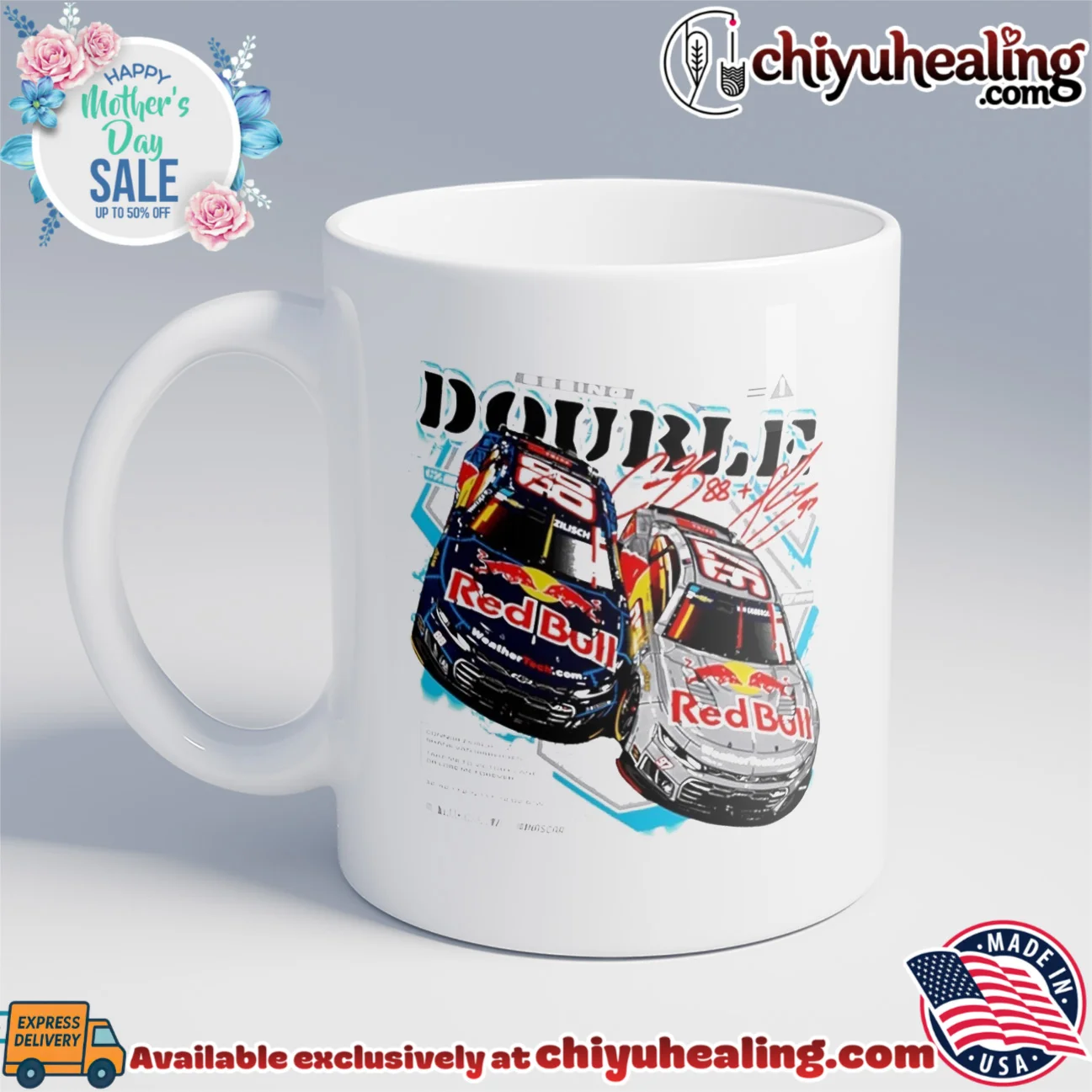 Connor Zilisch & Shane van Gisbergen Red Bull Seeing Double signatures authentic shirt & hoodie - New Arrival Connor Zilisch & Shane van Gisbergen Red Bull Seeing Double signatures
