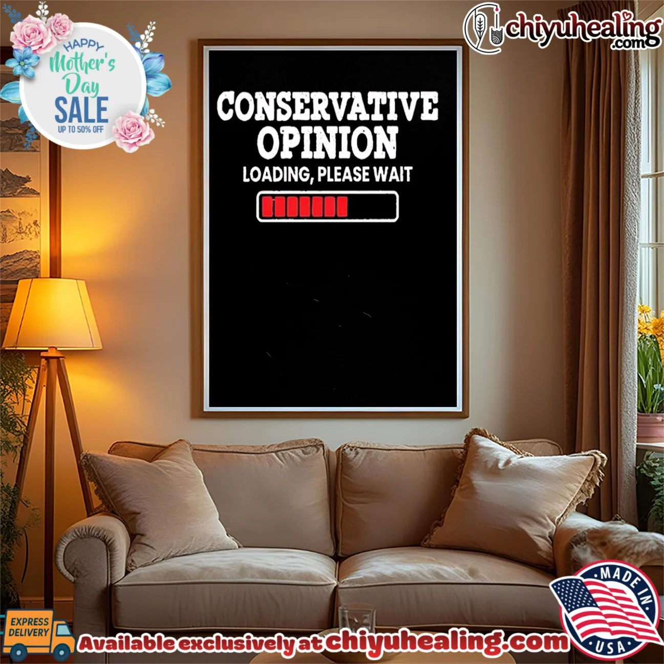 Conservative Opinion Loading Please Wait essential shirt & hoodie | 2026 Edition Drop Conservative Opinion Loading Please Wait