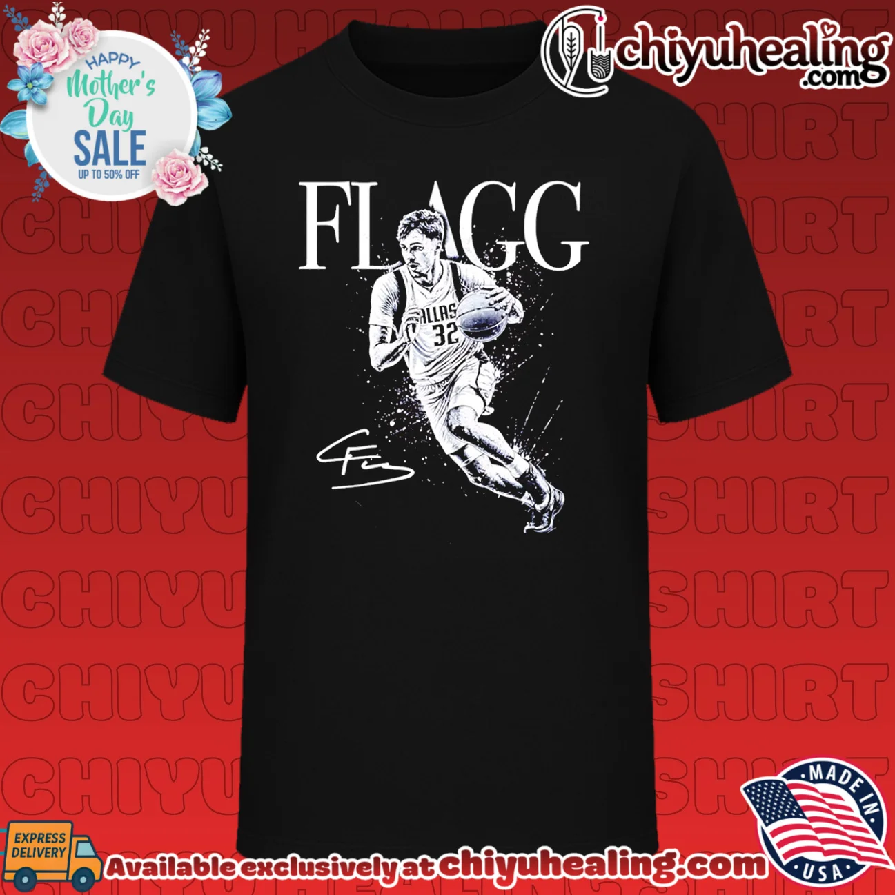 Cooper Flagg Dallas Mavericks Mono signature