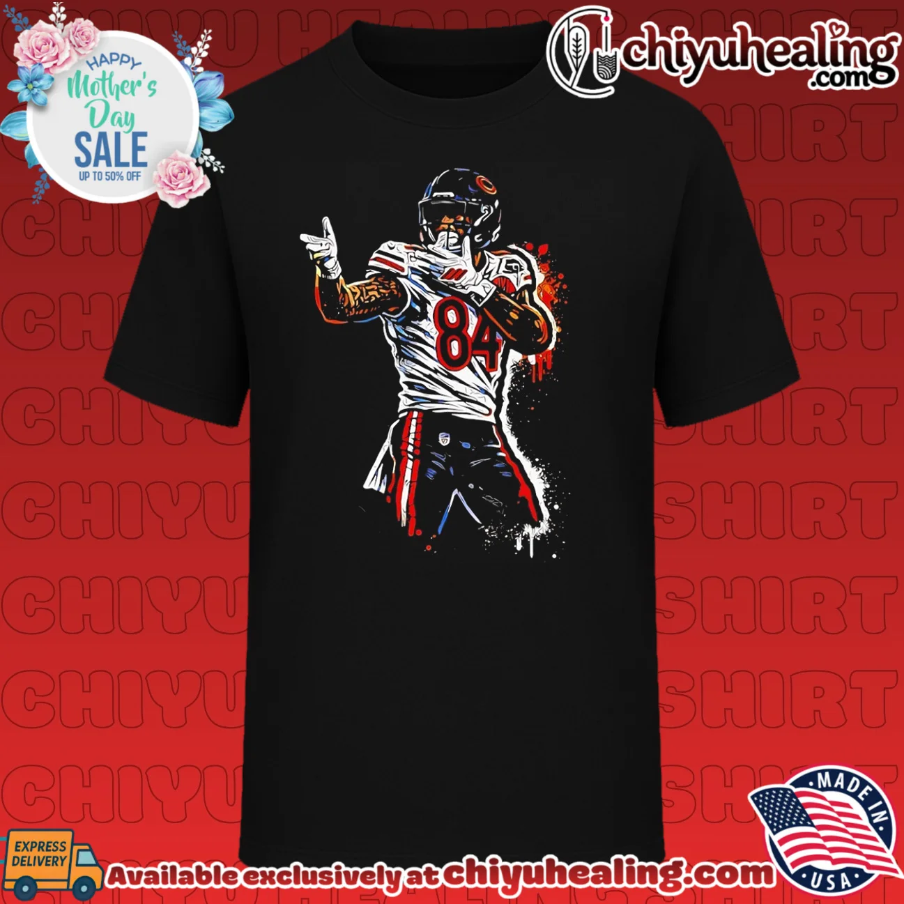 Cordarrelle Patterson Chicago Bears 84 Art shirt & hoodie