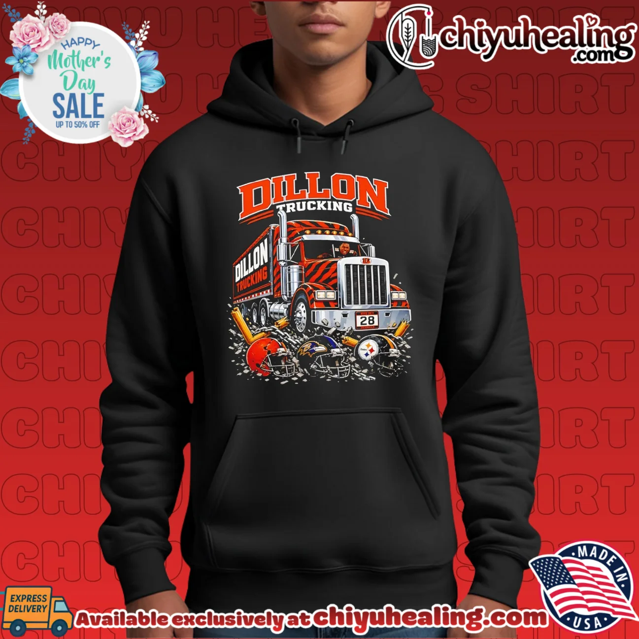 Corey Dillon Cincinnati Bengals Dillon Trucking shirt & hoodie Corey Dillon Cincinnati Bengals Dillon Trucking shirt & hoodie