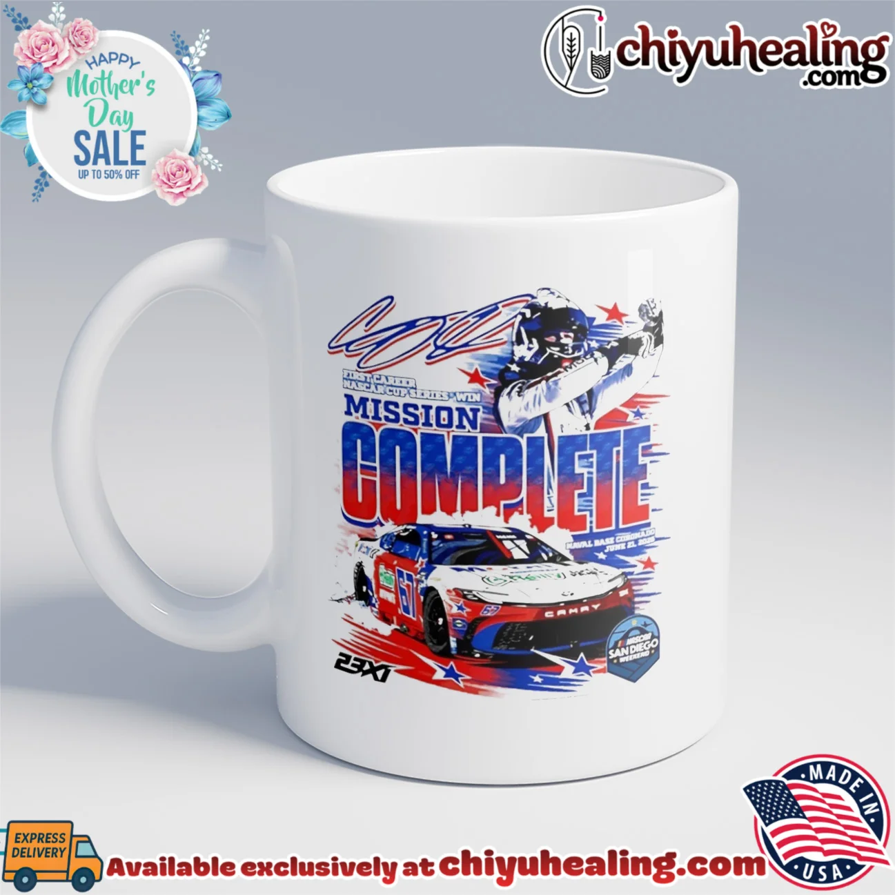 Corey Heim 23XI Racing Mission Complete NASCAR Cup Series Win shirt & hoodie Corey Heim 23XI Racing Mission Complete NASCAR Cup Series Win shirt & hoodie