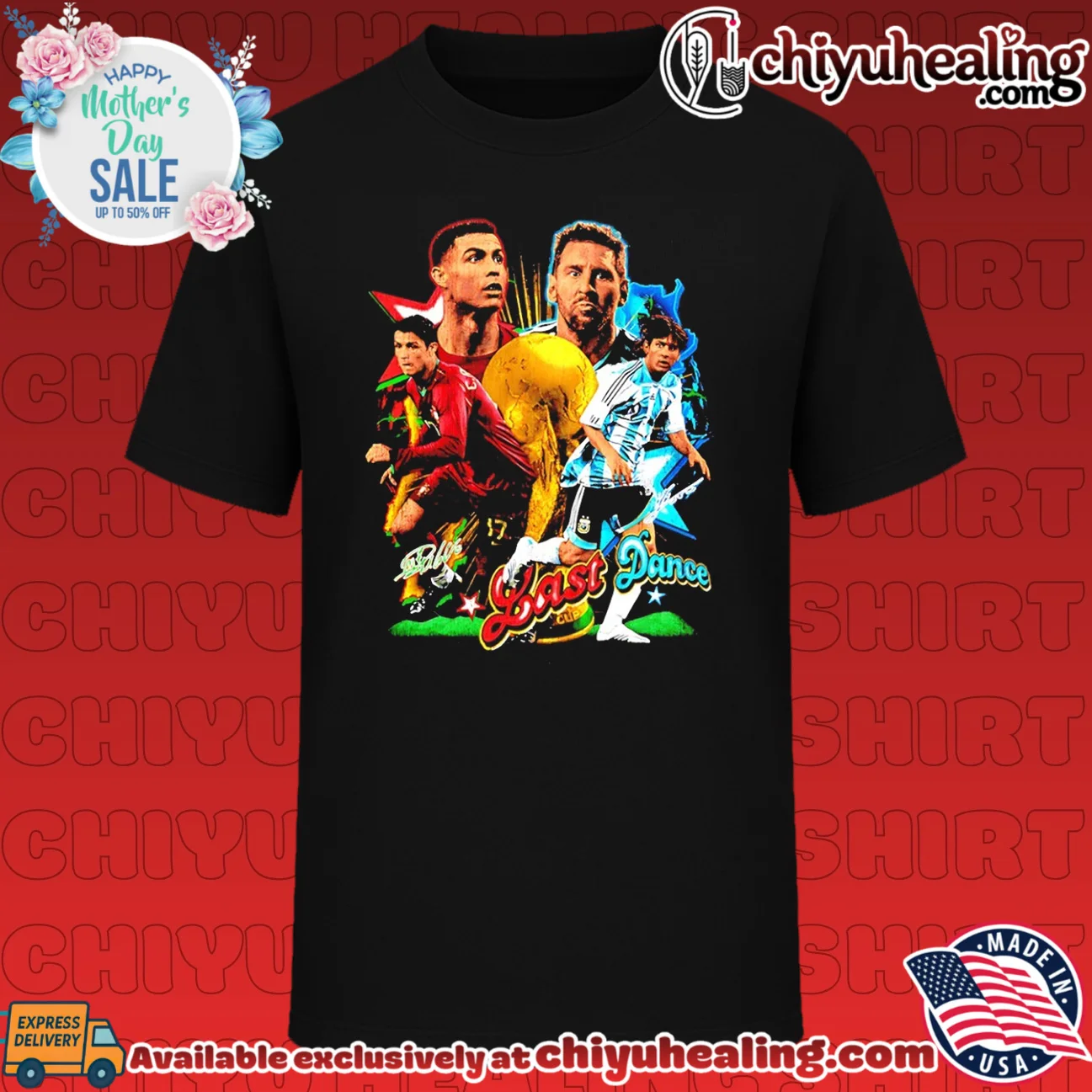 CR7 Messi 2026 Last Dance World Cup graphic