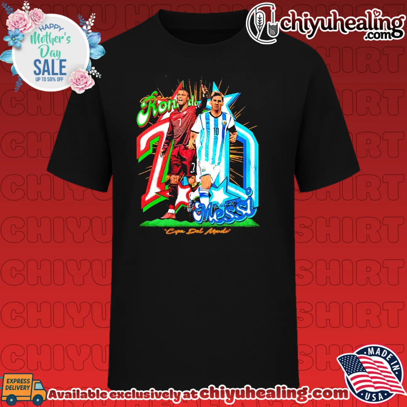 CR7 Ronaldo and Messi 2026 Last Dance World Cup graphic