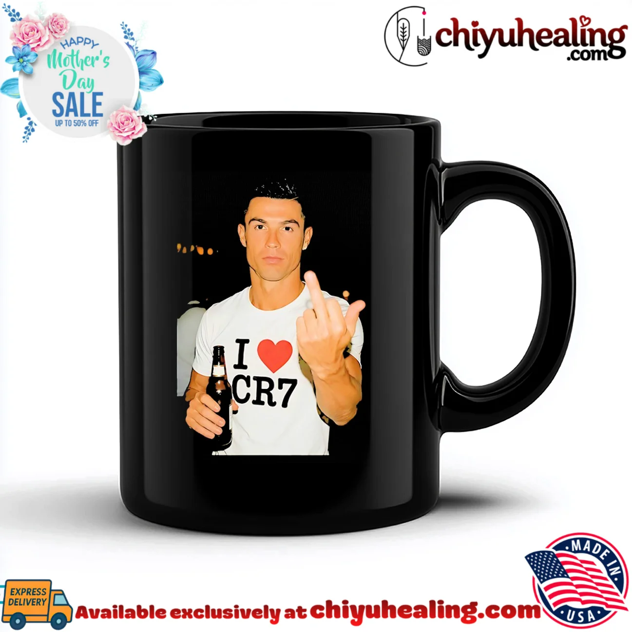 Cristiano Ronaldo holding beer middle finger shirt & hoodie Cristiano Ronaldo holding beer middle finger