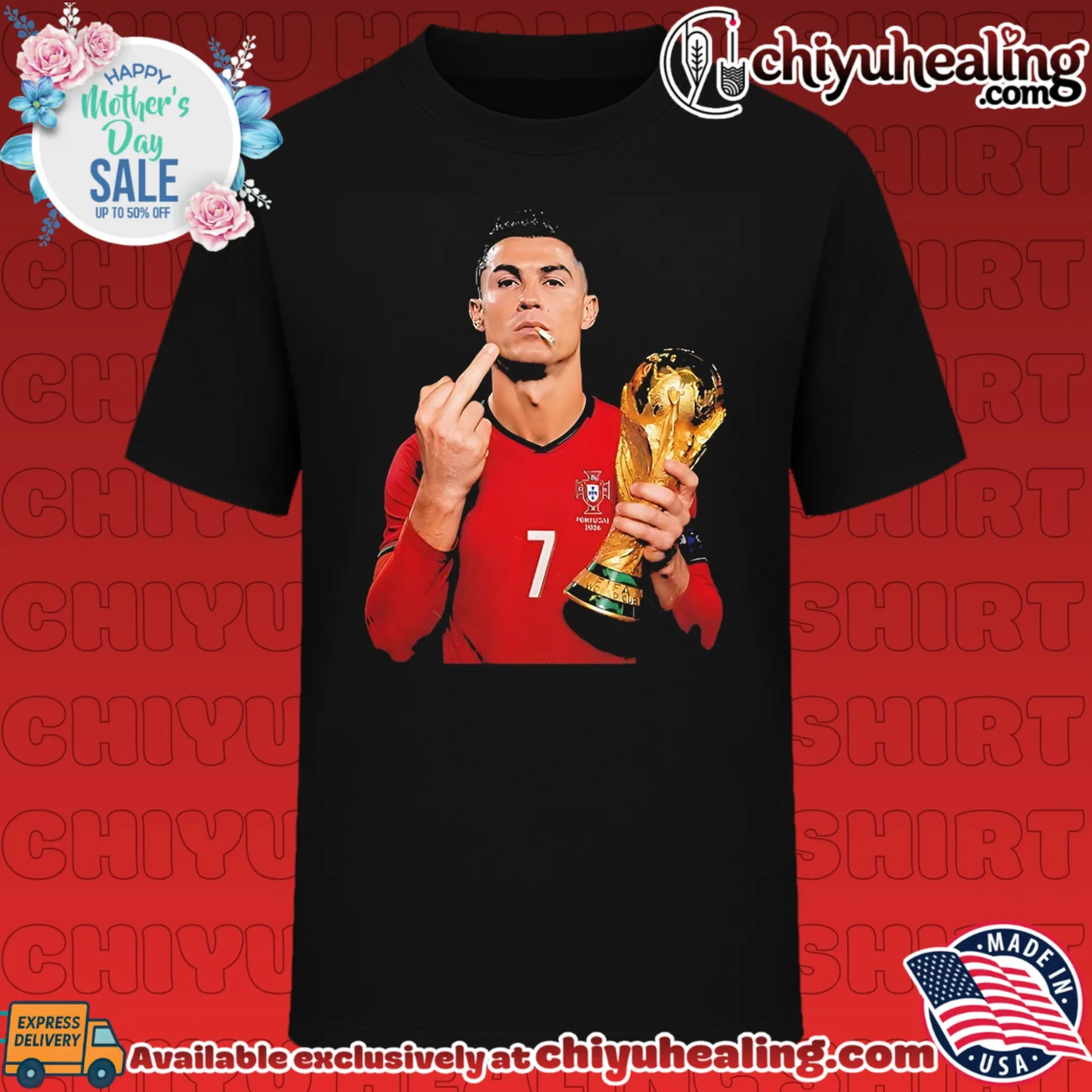 Cristiano Ronaldo middle finger