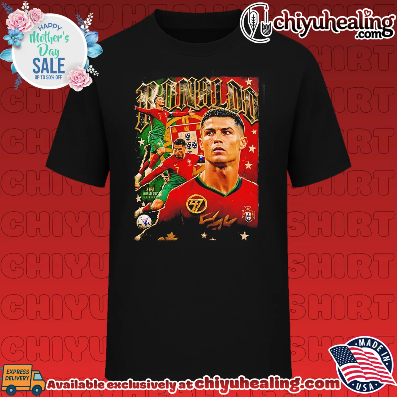 Cristiano Ronaldo vintage bootleg shirt & hoodie