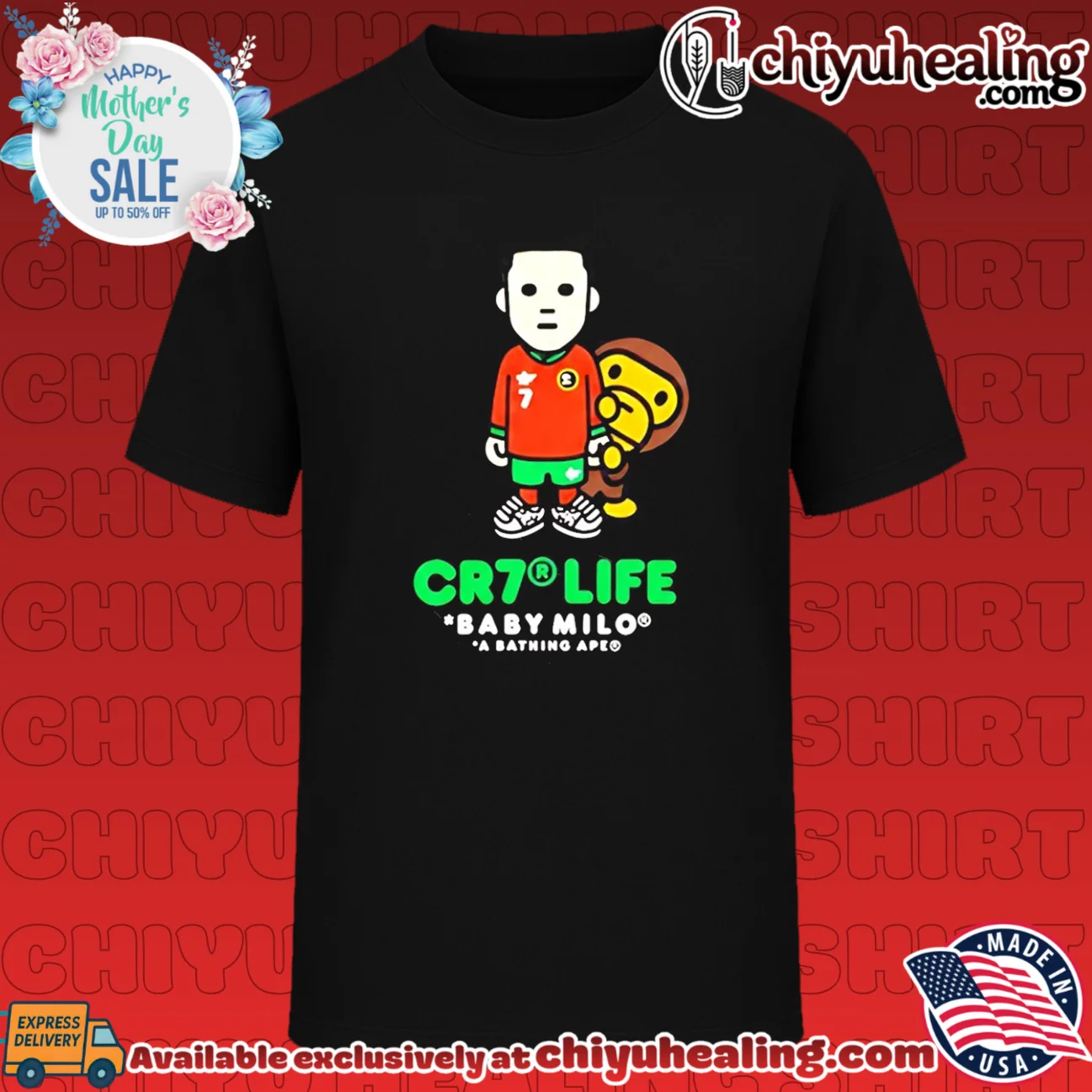 Cristiano Ronaldo X BAPE CR7 Life Baby Milo A Bathing Ape