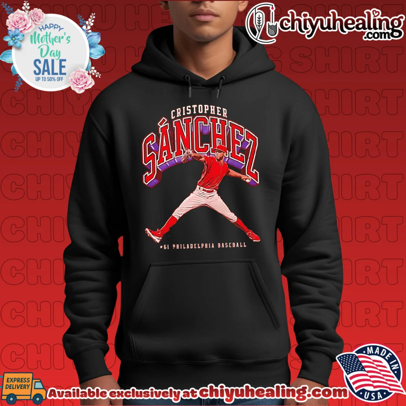Cristopher Sanchez Philadelphia Phillies Collegiate shirt & hoodie Cristopher Sanchez Philadelphia Phillies Collegiate shirt & hoodie