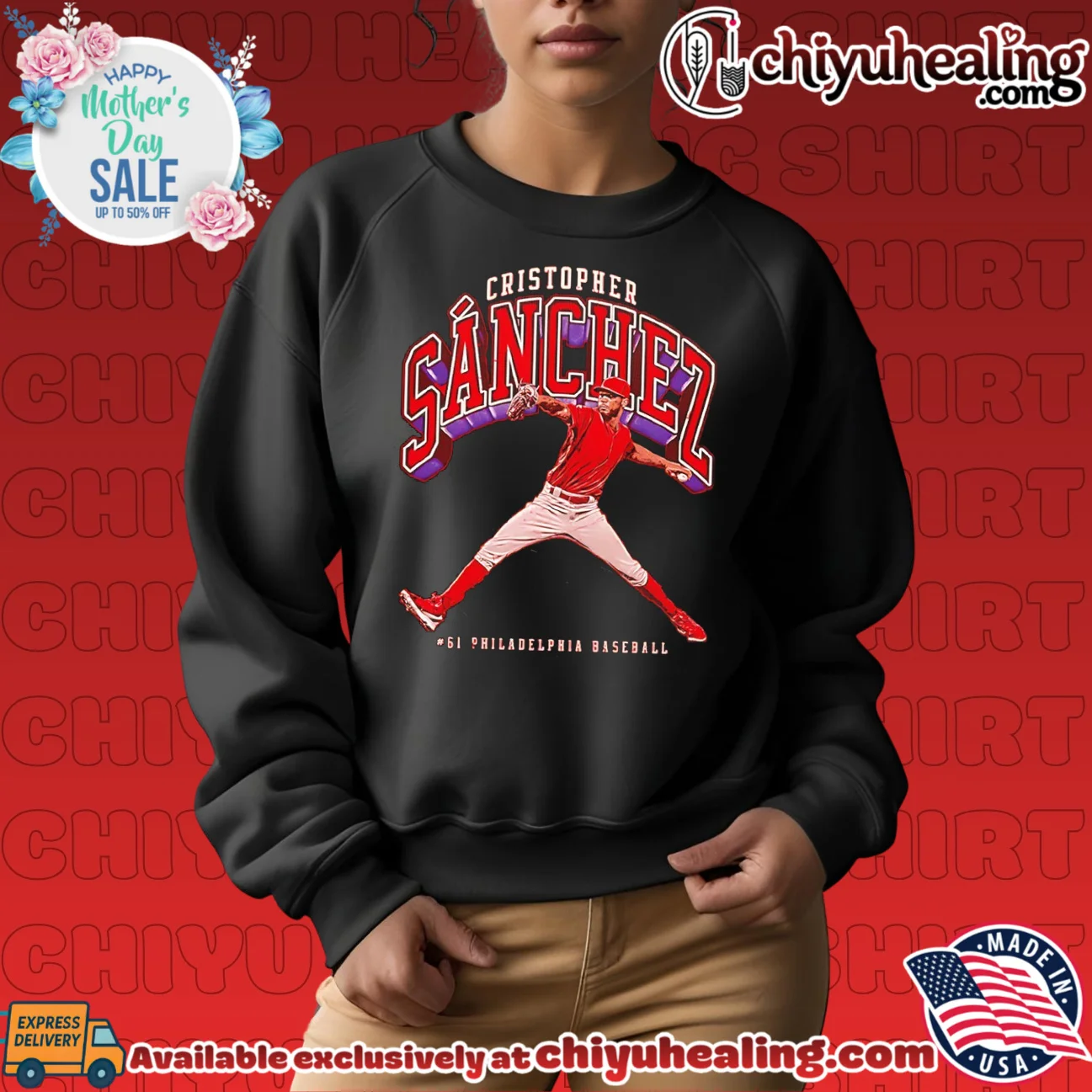 Cristopher Sanchez Philadelphia Phillies Collegiate shirt & hoodie Cristopher Sanchez Philadelphia Phillies Collegiate shirt & hoodie