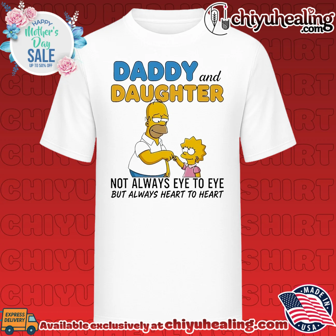 Daddy and daughter not always eye to eye but always heart to heart Simpson