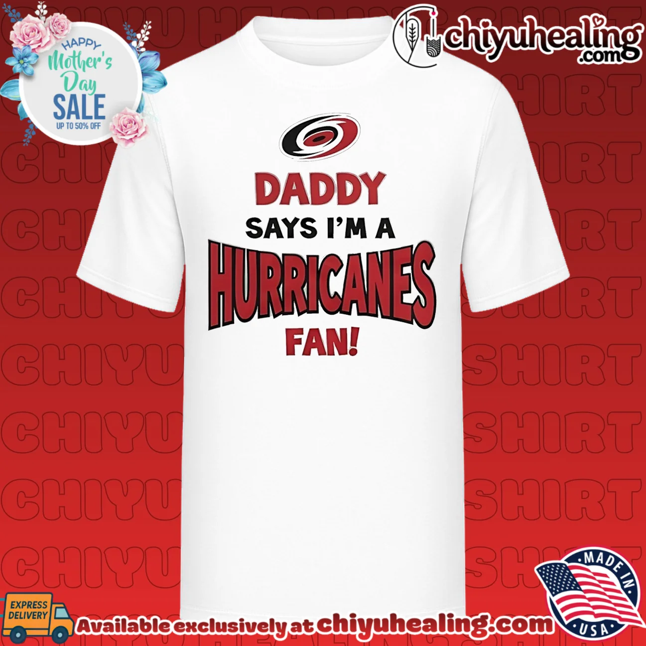 Daddy says I'm a Carolina Hurricanes fan