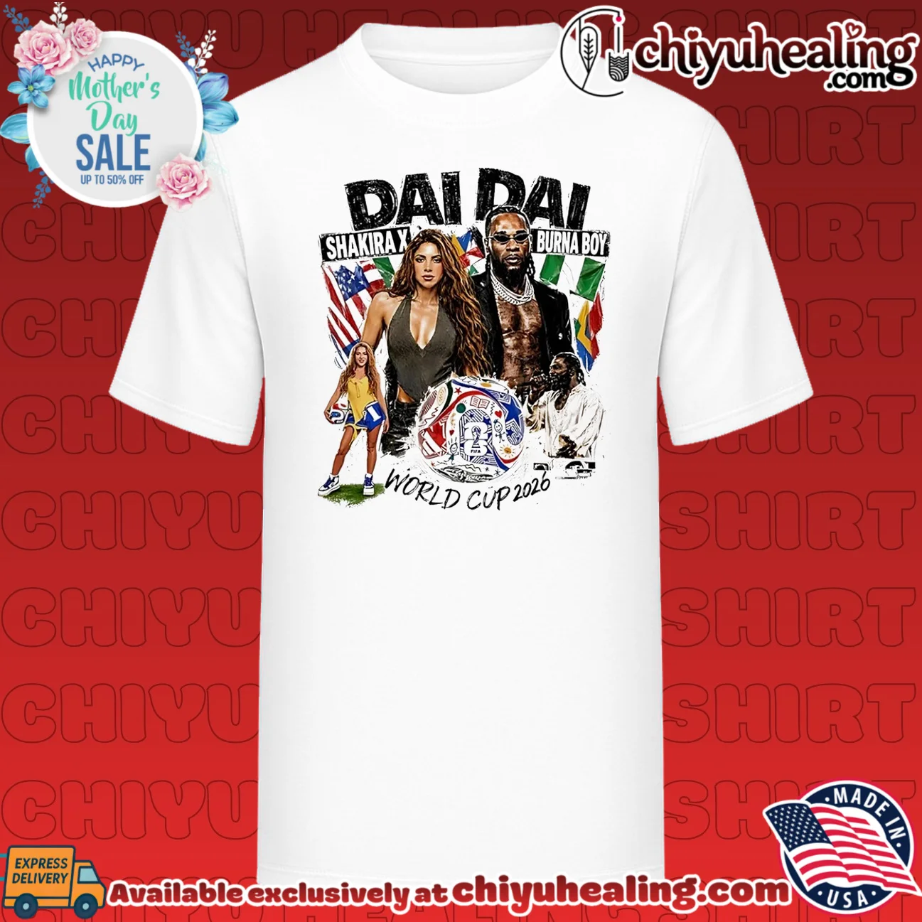 Dai Dai Shakira x Burna Boy World Cup 2026 shirt