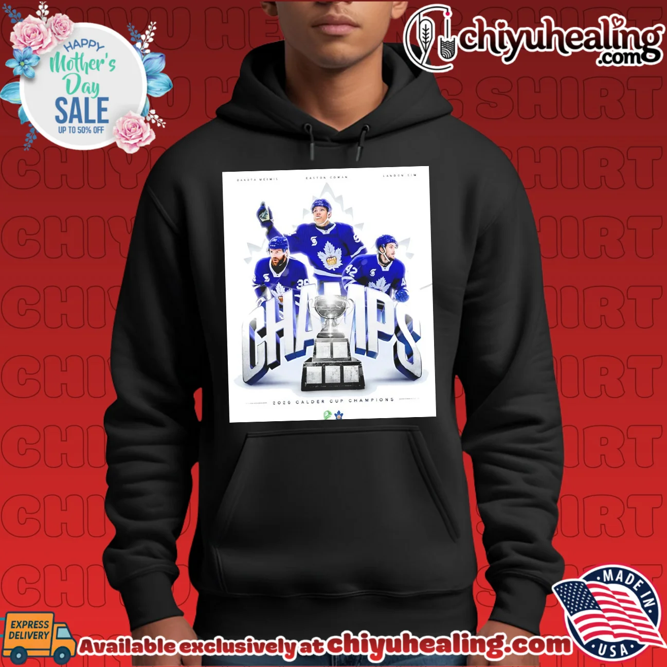Dakota Mermis Easton Cowan Landon Sim 2026 Toronto Marlies Calder Cup Champions shirt & hoodie Dakota Mermis Easton Cowan Landon Sim 2026 Toronto Marlies Calder Cup Champions shirt & hoodie