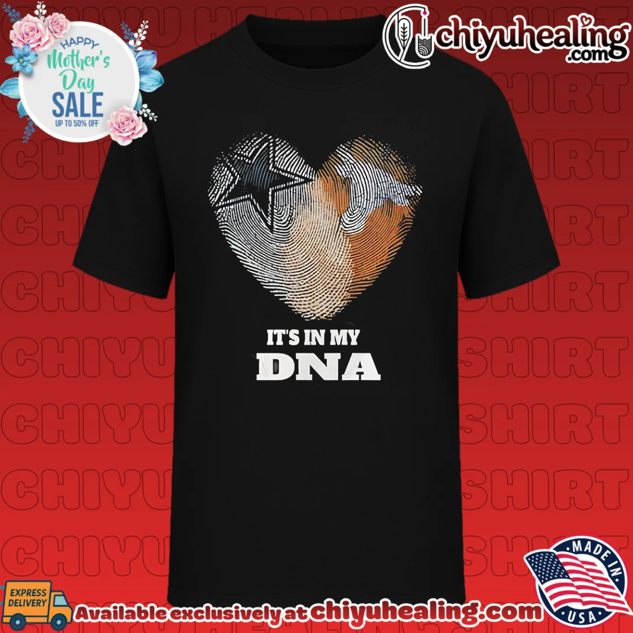 Dallas Cowboys and Texas Longhorns it's in my DNA shirt & hoodie