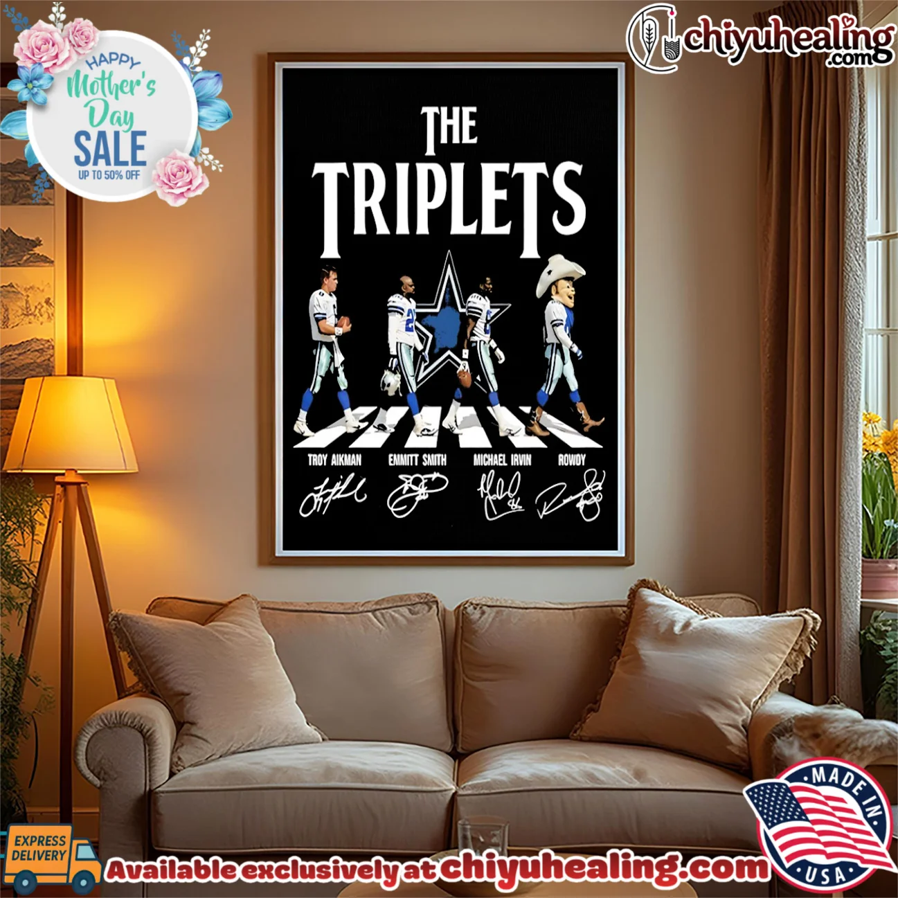 Dallas Cowboys the Triplets Abbey Road signature shirt & hoodie Dallas Cowboys the Triplets Abbey Road signature
