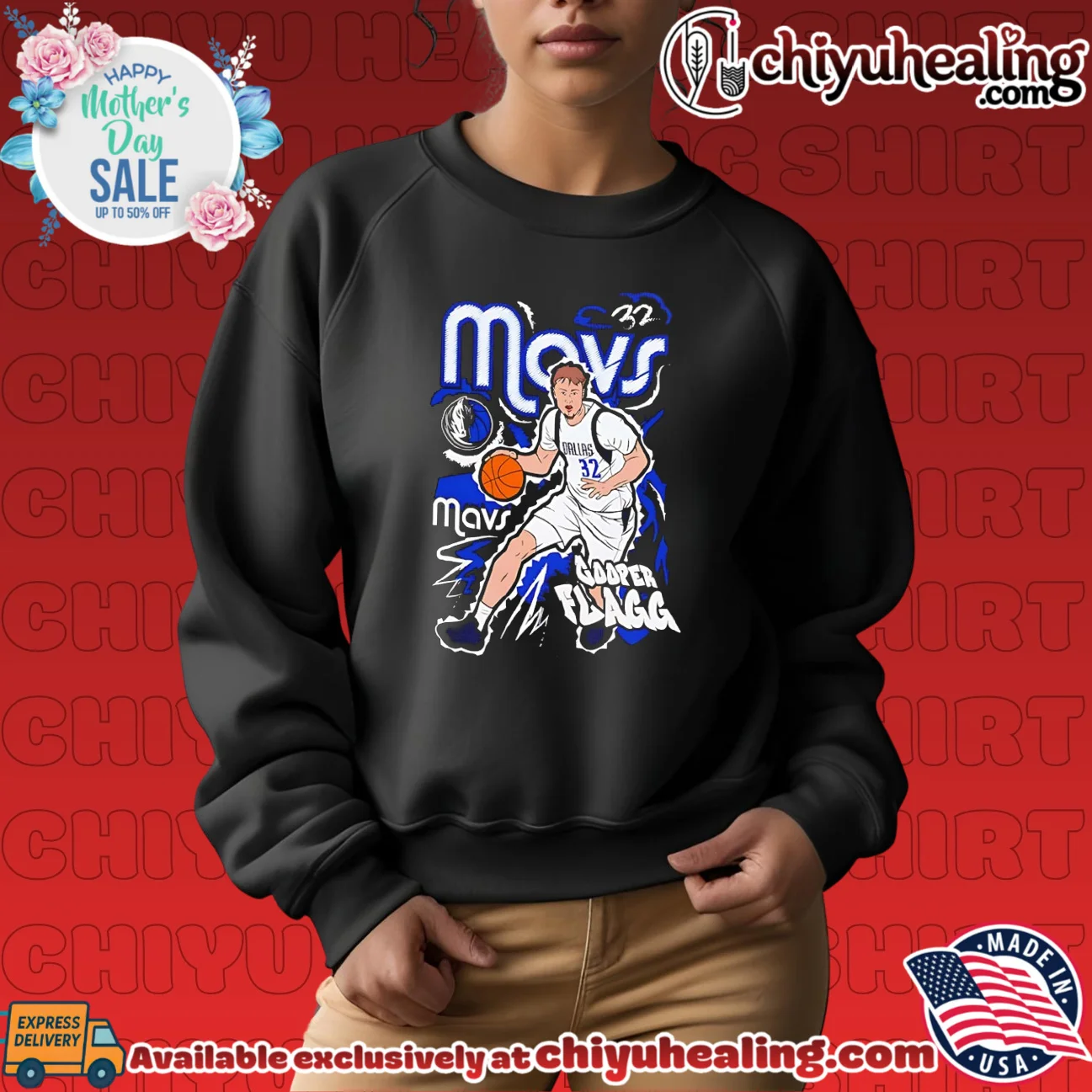 Dallas Mavericks Cooper Flagg comic style graphic iconic shirt & hoodie | Modern Street Style Dallas Mavericks Cooper Flagg comic style graphic
