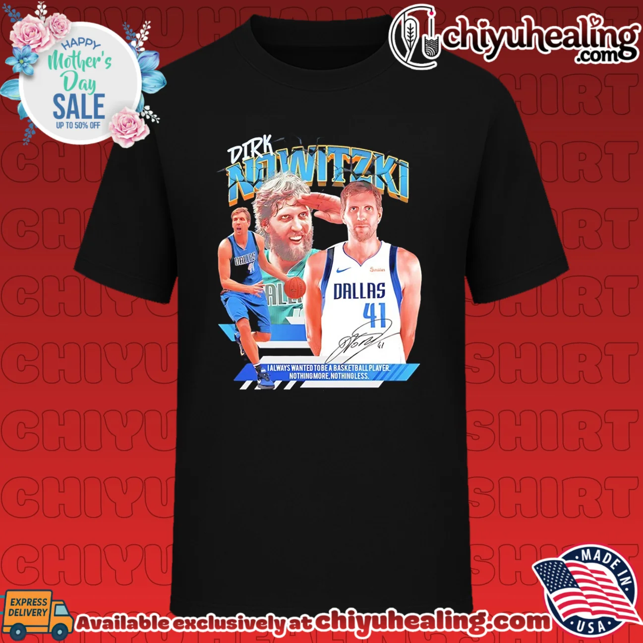Dallas Mavericks Dirk Nowitzki signature