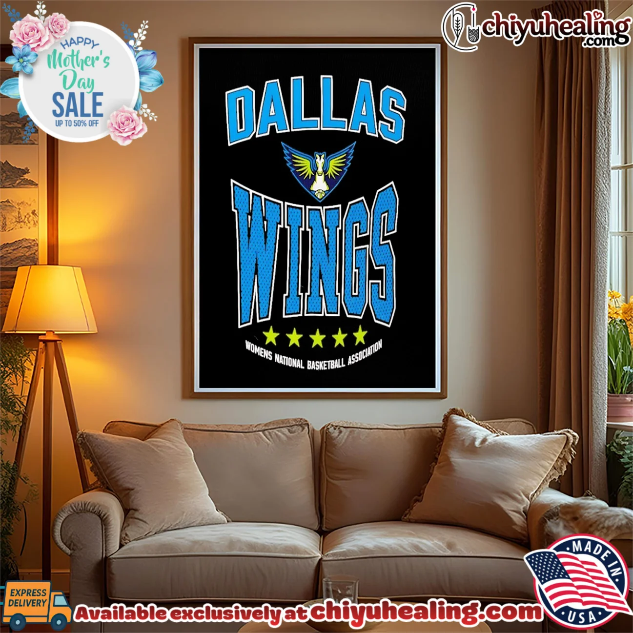Dallas Wings WNBA 2026 Starter Center Squeeze iconic shirt & hoodie | Collector Series Dallas Wings WNBA 2026 Starter Center Squeeze