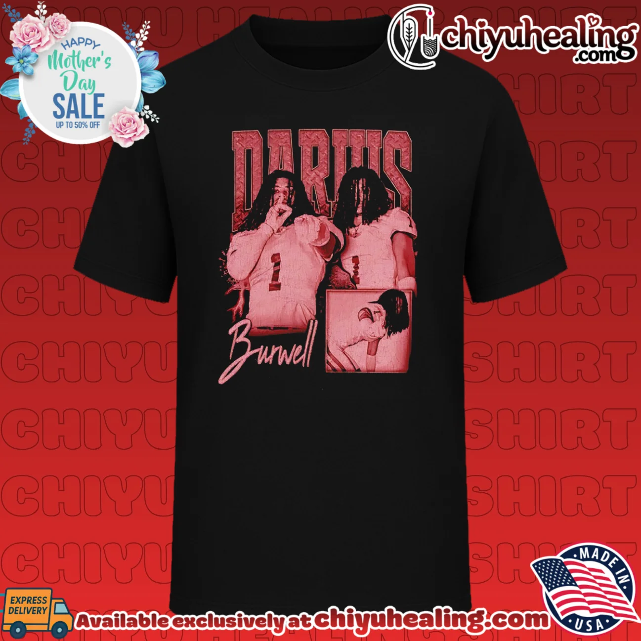 Darius Burwell Football Player athlete sports apparel shirt & hoodie