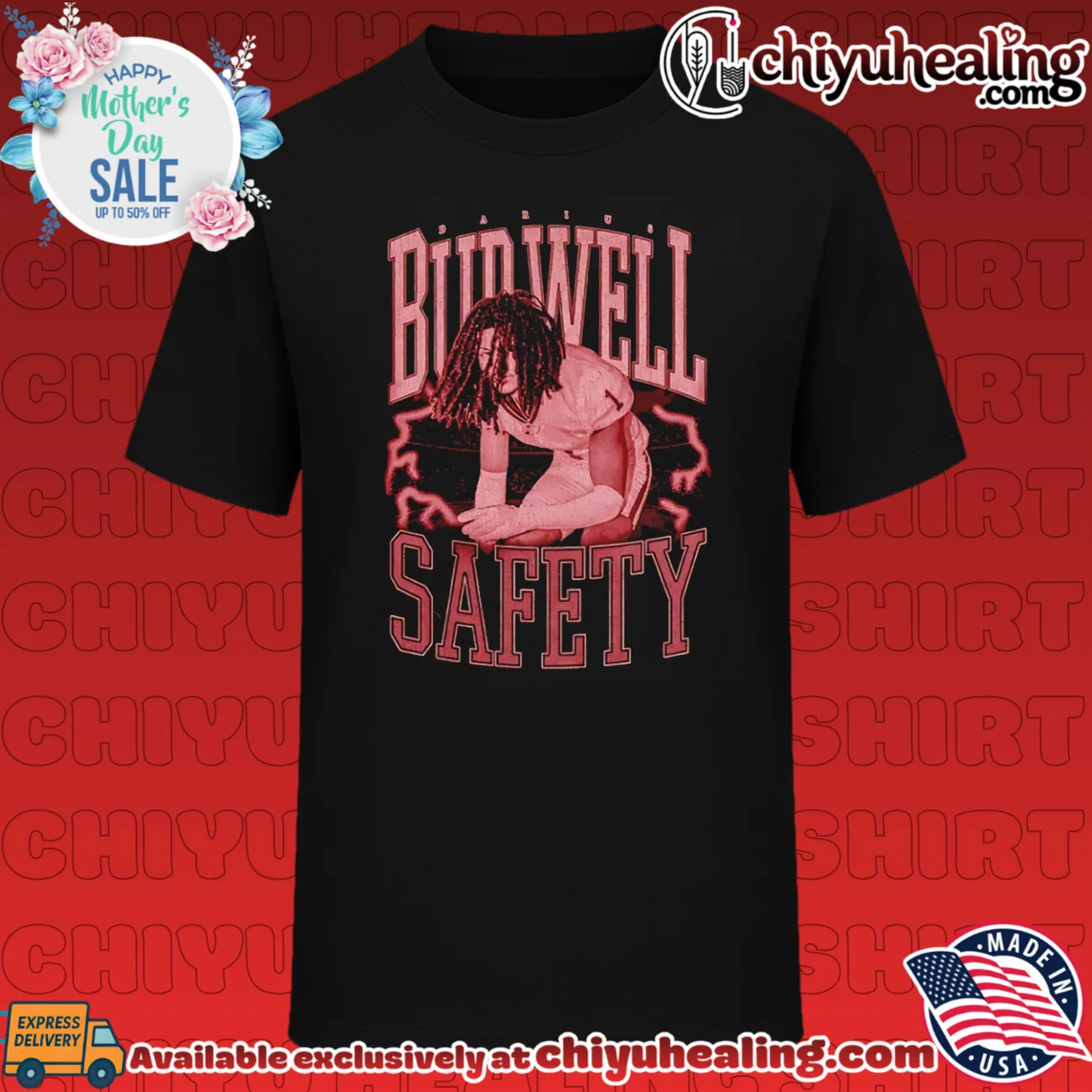 Darius Burwell Safety football player defensive back shirt & hoodie