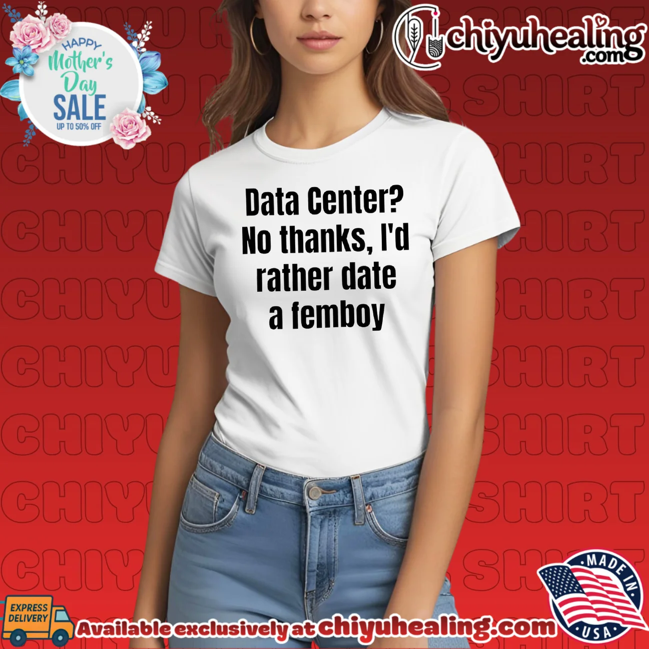 Data Center no thanks I'd rather date a femboy limited shirt & hoodie | Limited Stock Edition Data Center no thanks I'd rather date a femboy