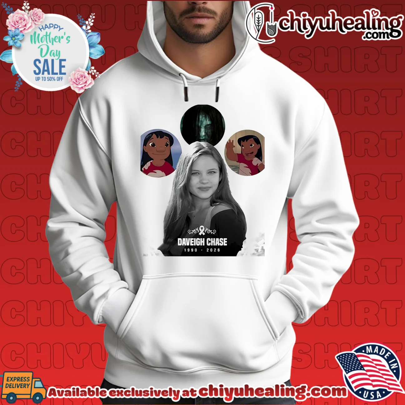 Daveigh Chase 1990-2026 Memorial Tribute shirt & hoodie Daveigh Chase 1990-2026 Memorial Tribute shirt & hoodie
