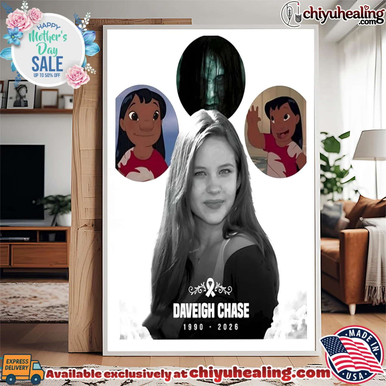 Daveigh Chase 1990-2026 Memorial Tribute shirt & hoodie Daveigh Chase 1990-2026 Memorial Tribute