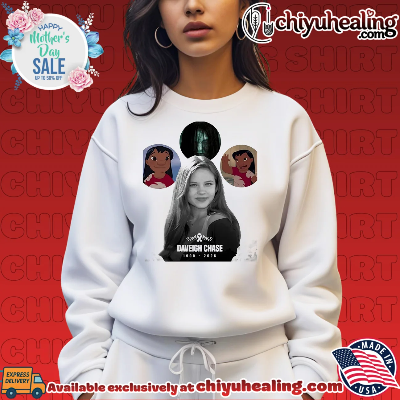 Daveigh Chase 1990-2026 Memorial Tribute shirt & hoodie Daveigh Chase 1990-2026 Memorial Tribute