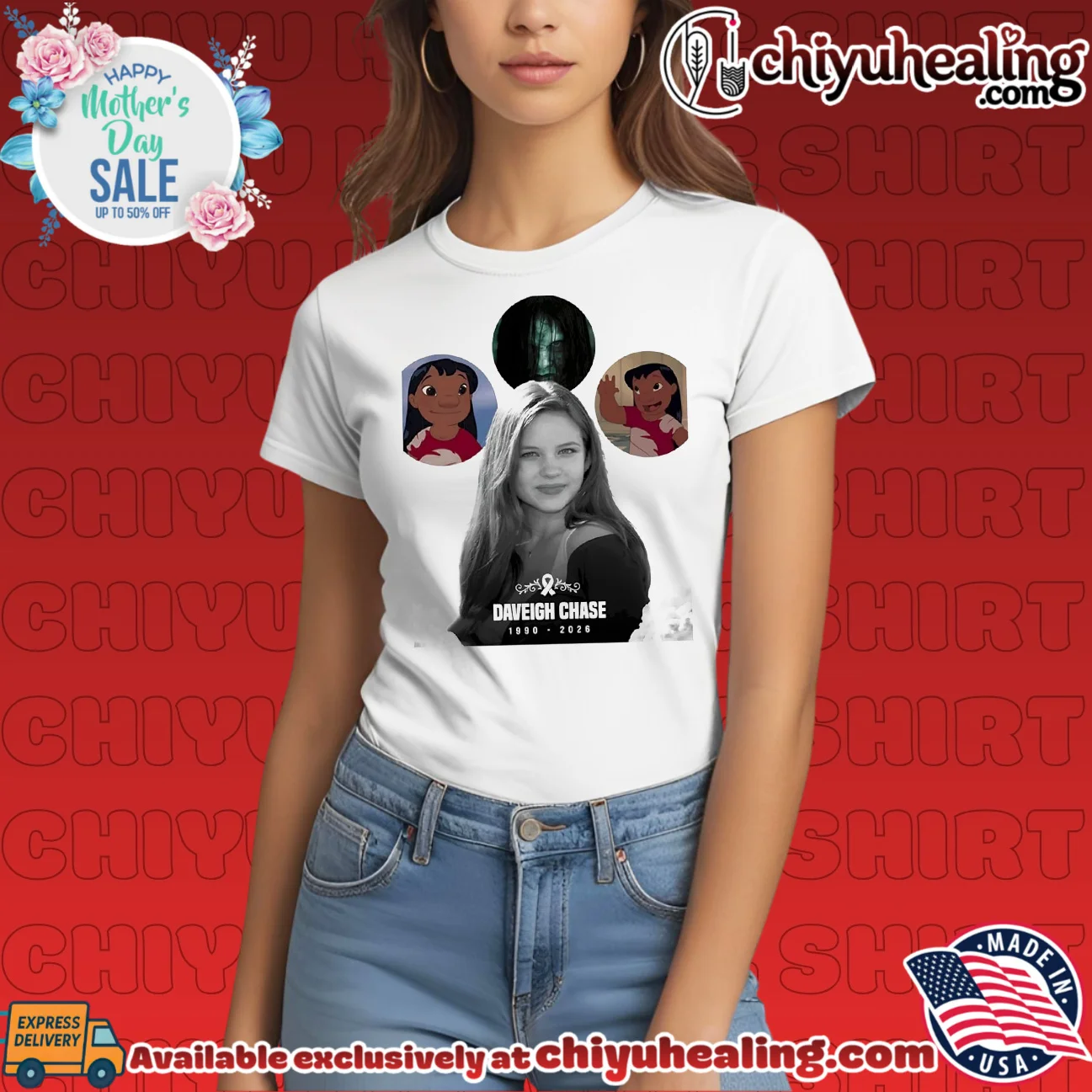 Daveigh Chase 1990-2026 Memorial Tribute shirt & hoodie Daveigh Chase 1990-2026 Memorial Tribute
