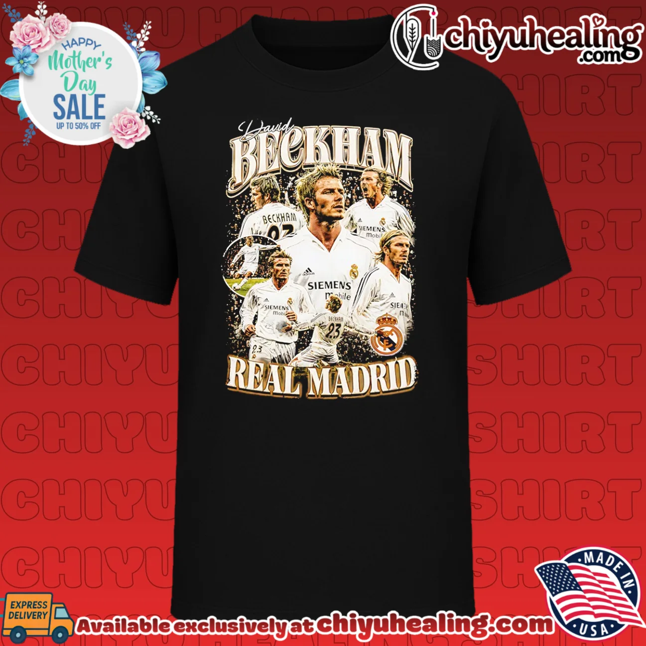 David Beckham Real Madrid Bootleg Soccer Legend shirt & hoodie