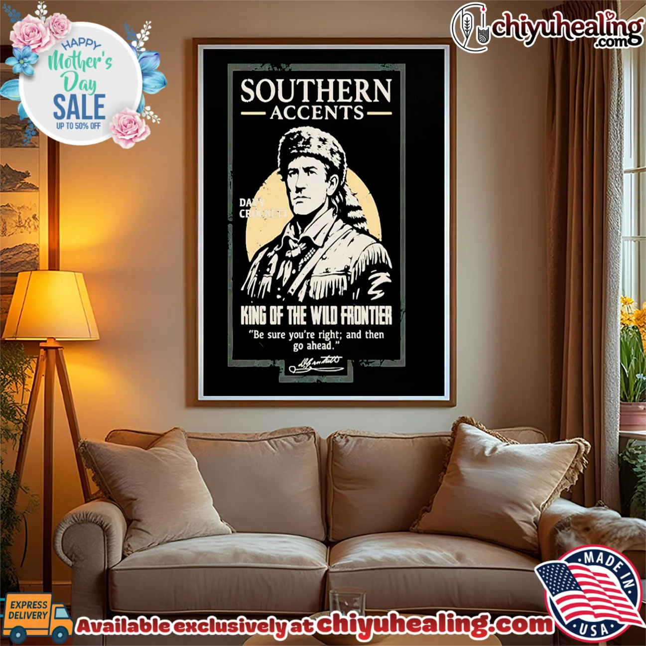 Davy Crockett Southern Accents King of the Wild Frontier shirt & hoodie Davy Crockett Southern Accents King of the Wild Frontier shirt & hoodie