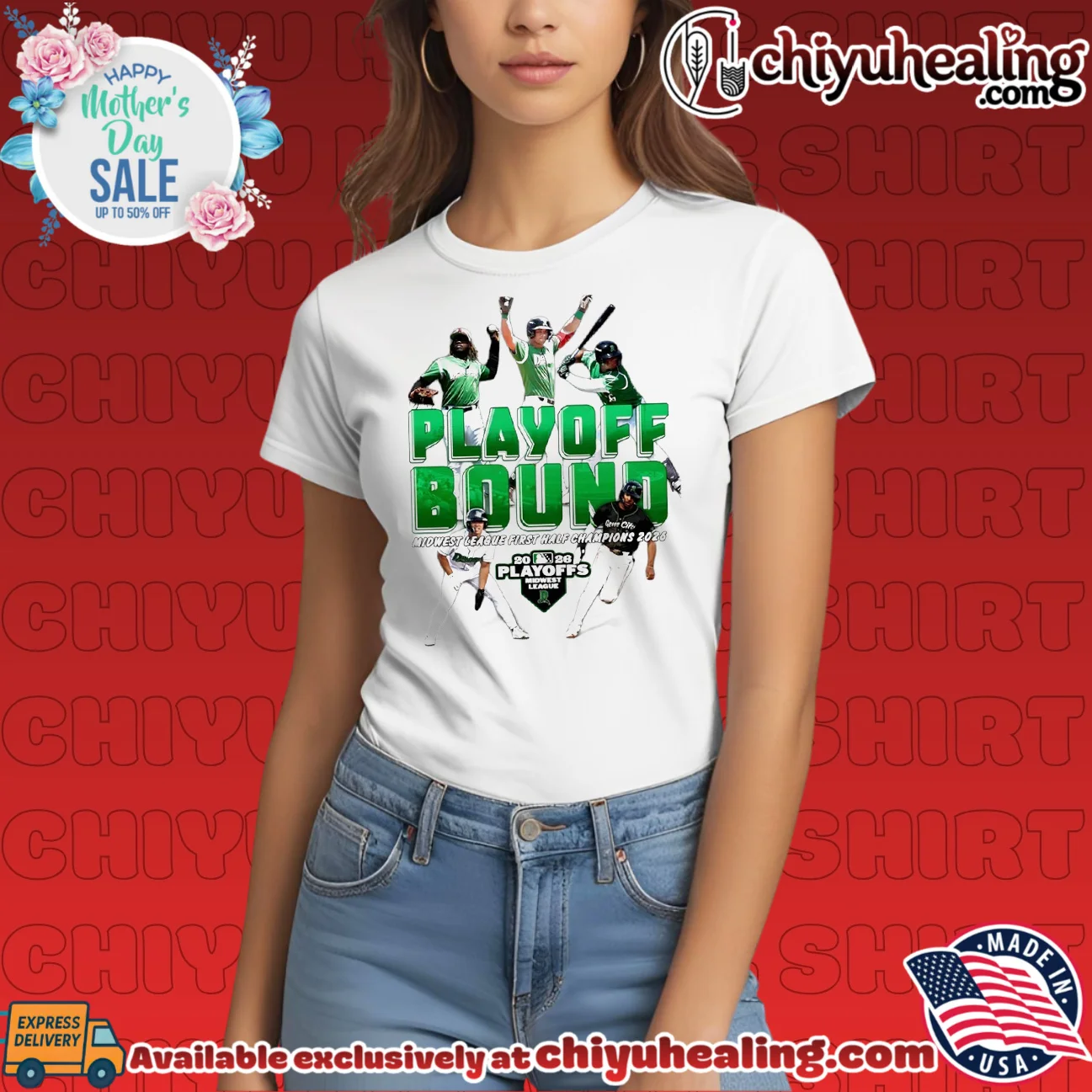 Dayton Dragons Playoff Bound Midwest League First Half Champions 2026 shirt & hoodie Dayton Dragons Playoff Bound Midwest League First Half Champions 2026