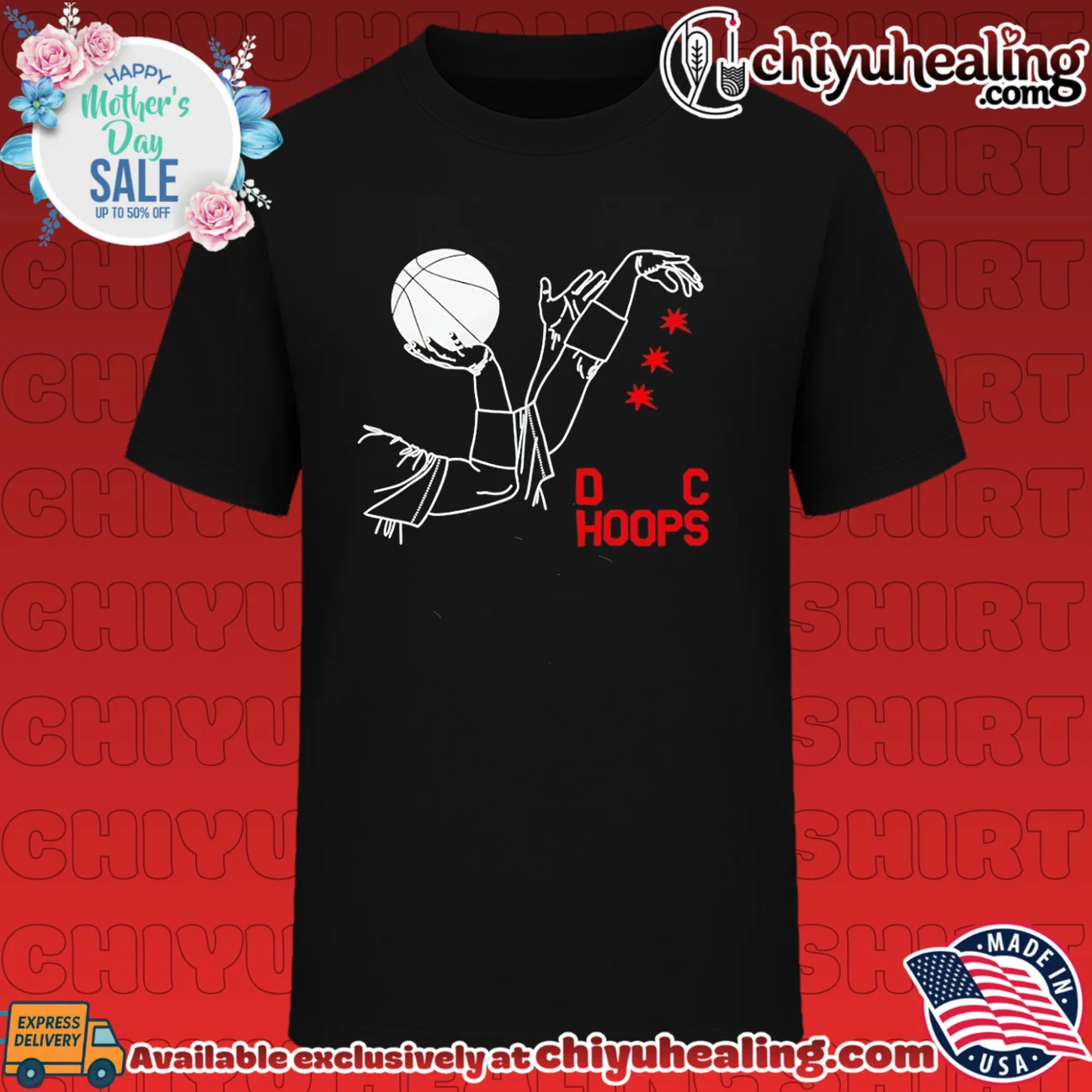 DC Hoops Fresh District Basketball Streetball shirt & hoodie