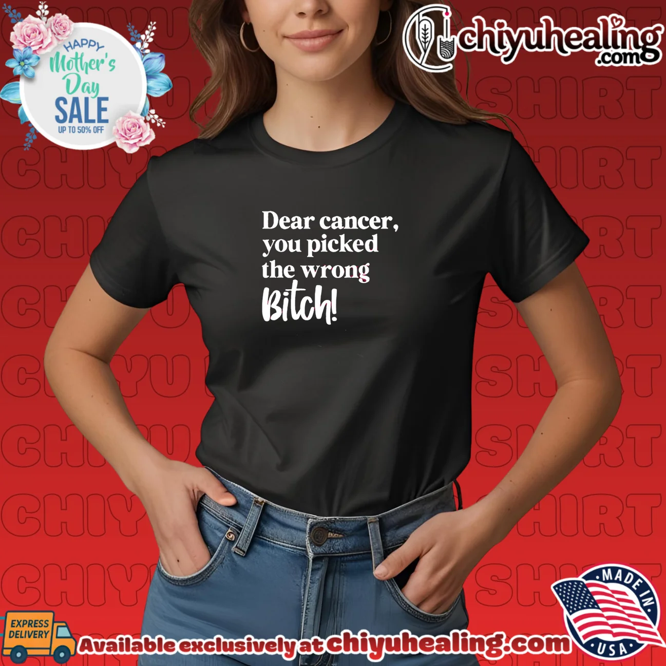 Dear cancer you picked the wrong bitch masterpiece shirt & hoodie | IP Merchandise Dear cancer you picked the wrong bitch