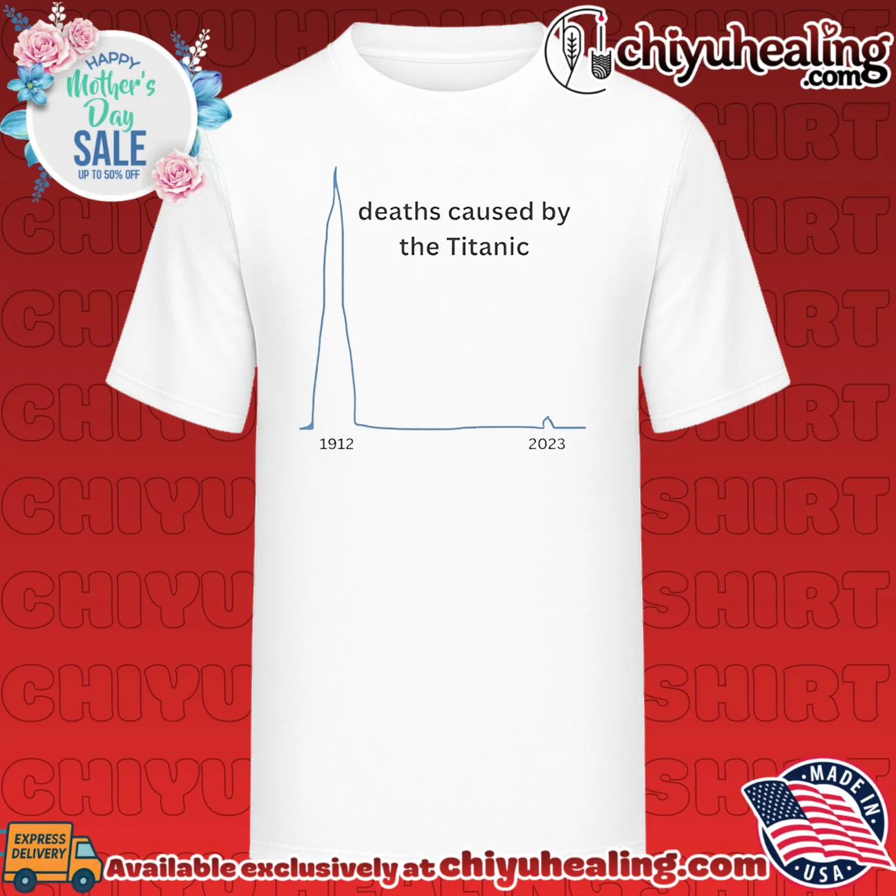 Deaths caused by the Titanic chart shirt & hoodie