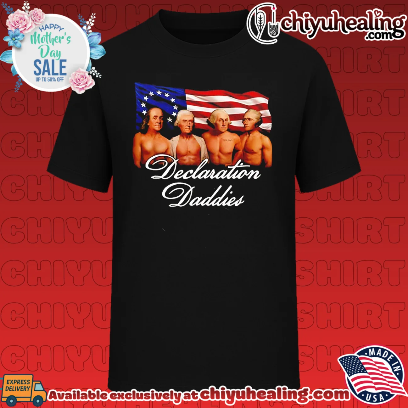 Declaration Daddies 4th Of July Founding Fathers America 250