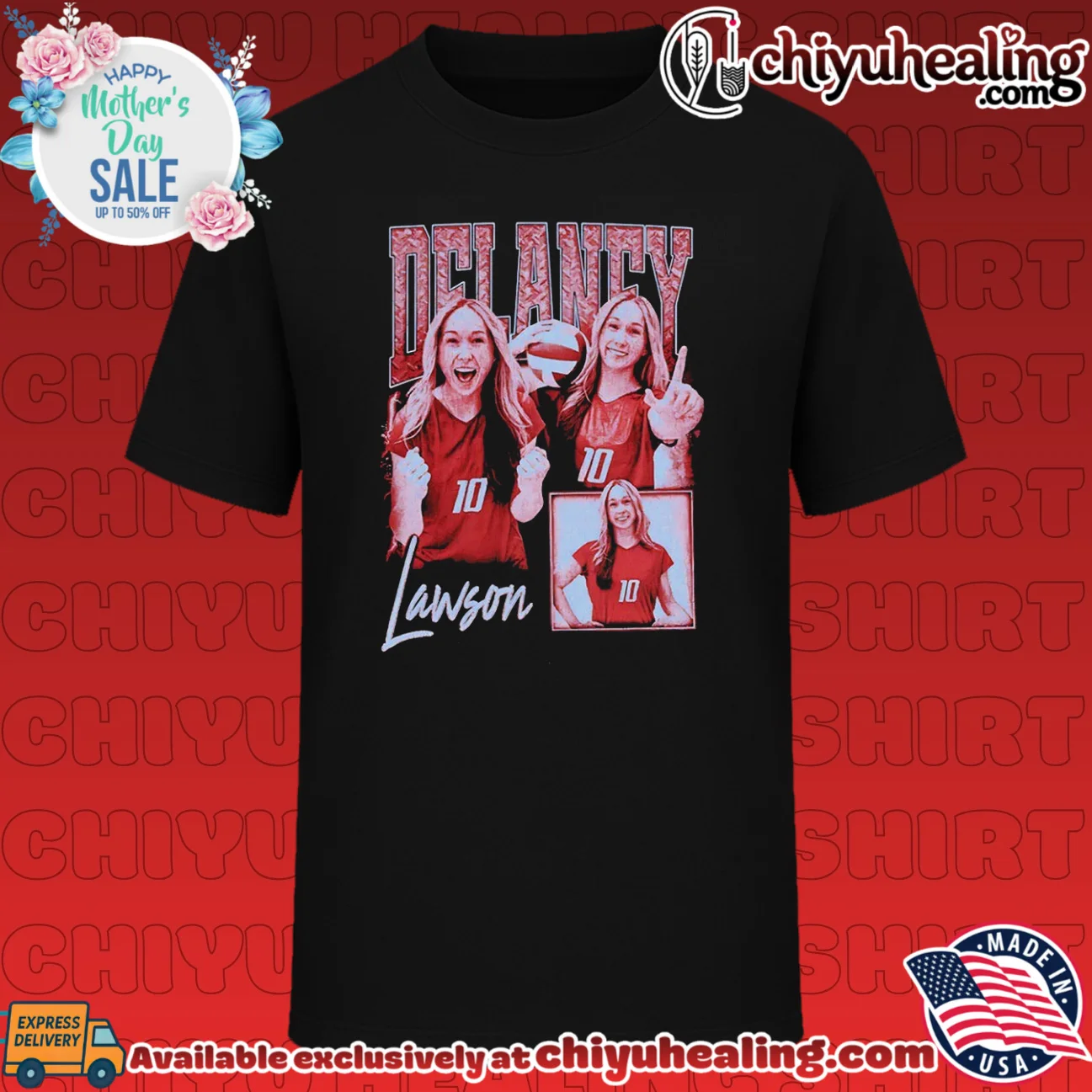 Delaney Lawson Volleyball Player athlete shirt & hoodie
