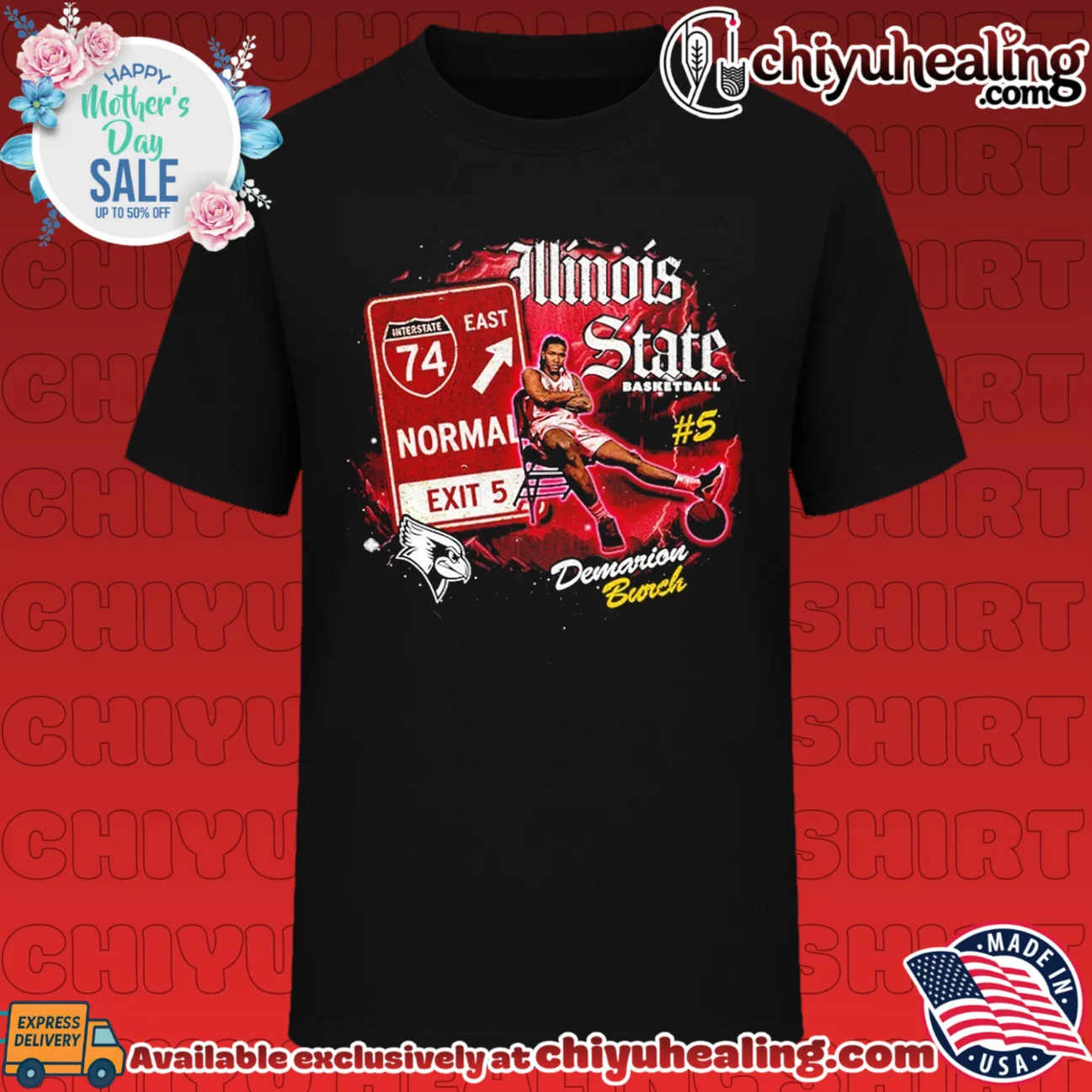Demarion Burch Illinois State Basketball Interstate 74 Normal Exit 5