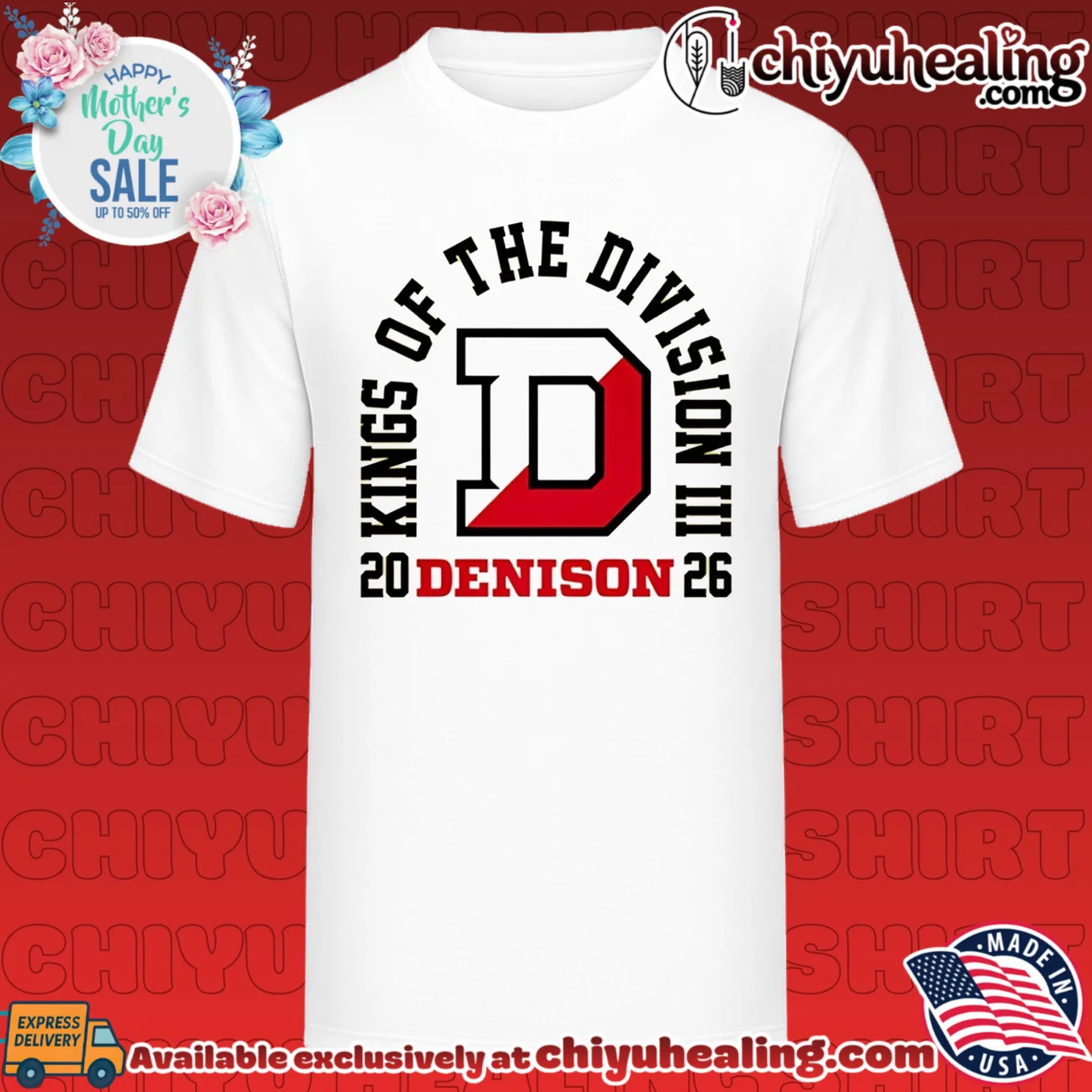 Denison Big Red 2026 King of the Division III Baseball National Champions shirt