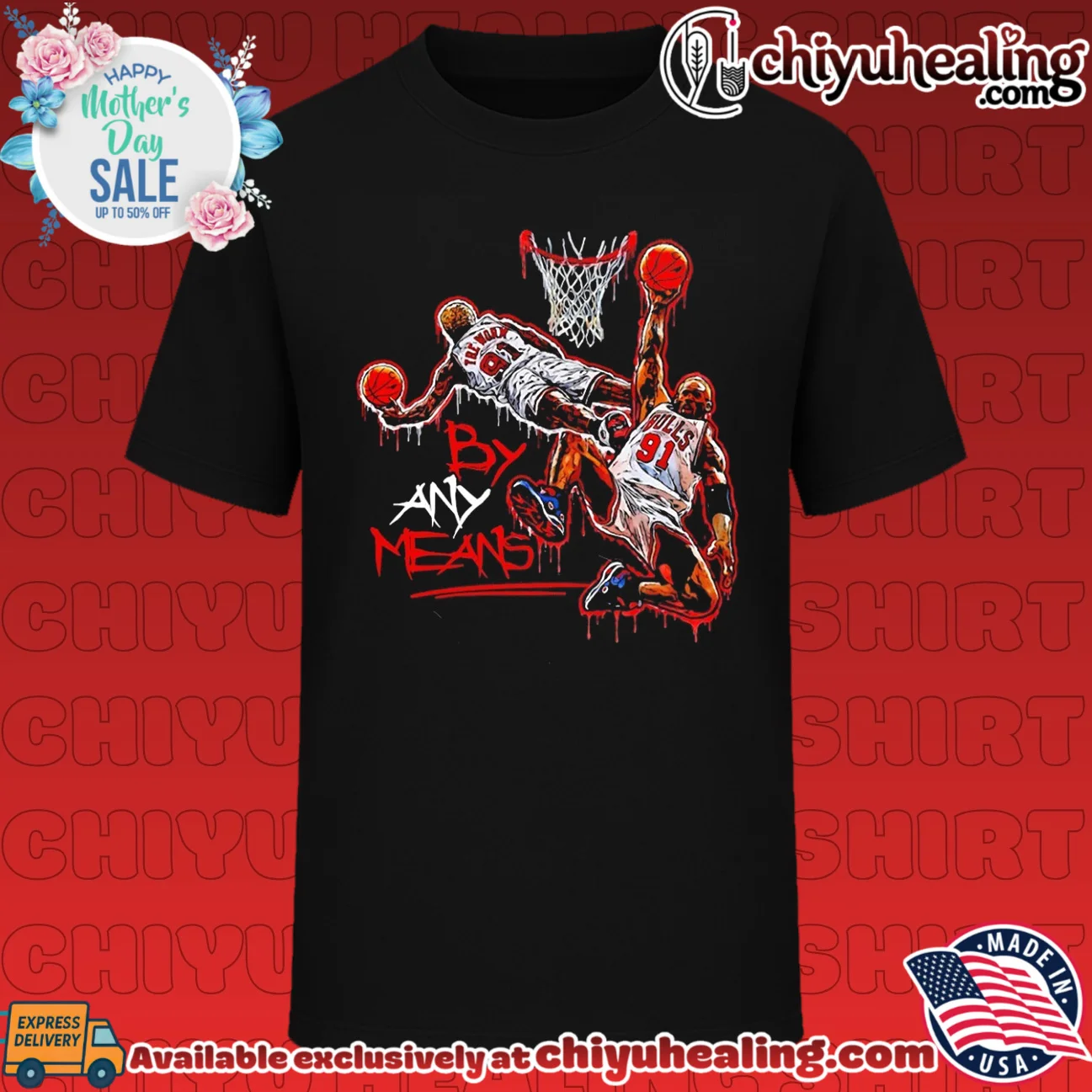 Dennis rodman Chicago Bulls by any means