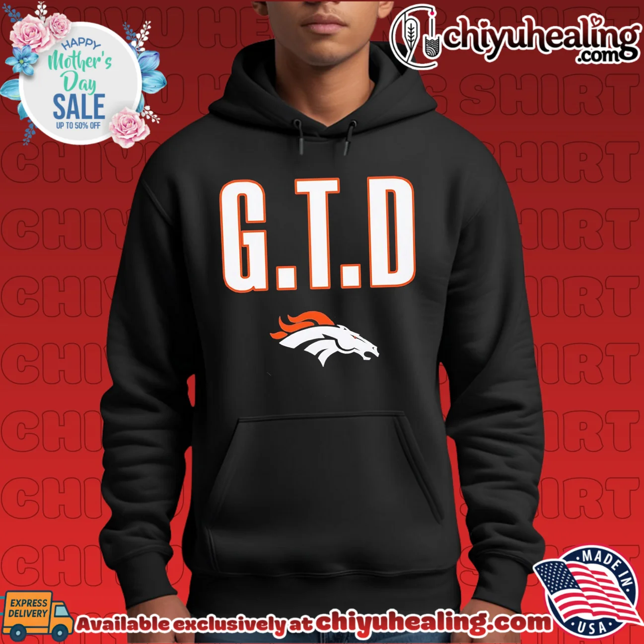 Denver Broncos GTD authentic shirt & hoodie - Ultimate Tribute Merch Denver Broncos GTD authentic shirt & hoodie - Ultimate Tribute Merch